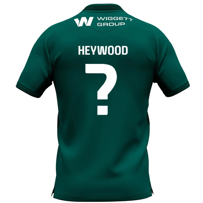 Danxen Kvinder Kavalli Heywood #0 Grøn Udebane Spillertrøjer 2024/25 Trøje T-Shirt