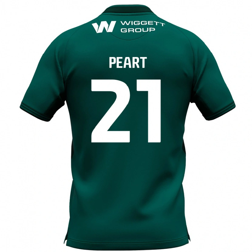 Danxen Kvinder Kalani Peart #21 Grøn Udebane Spillertrøjer 2024/25 Trøje T-Shirt