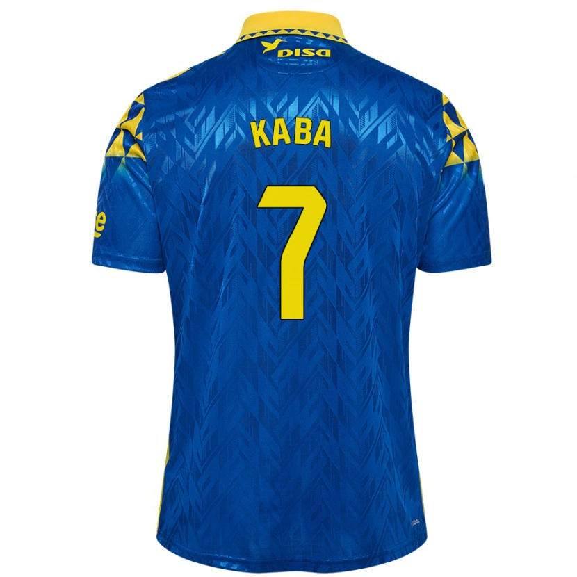 Danxen Kvinder Sory Kaba #7 Blå Gul Udebane Spillertrøjer 2024/25 Trøje T-Shirt