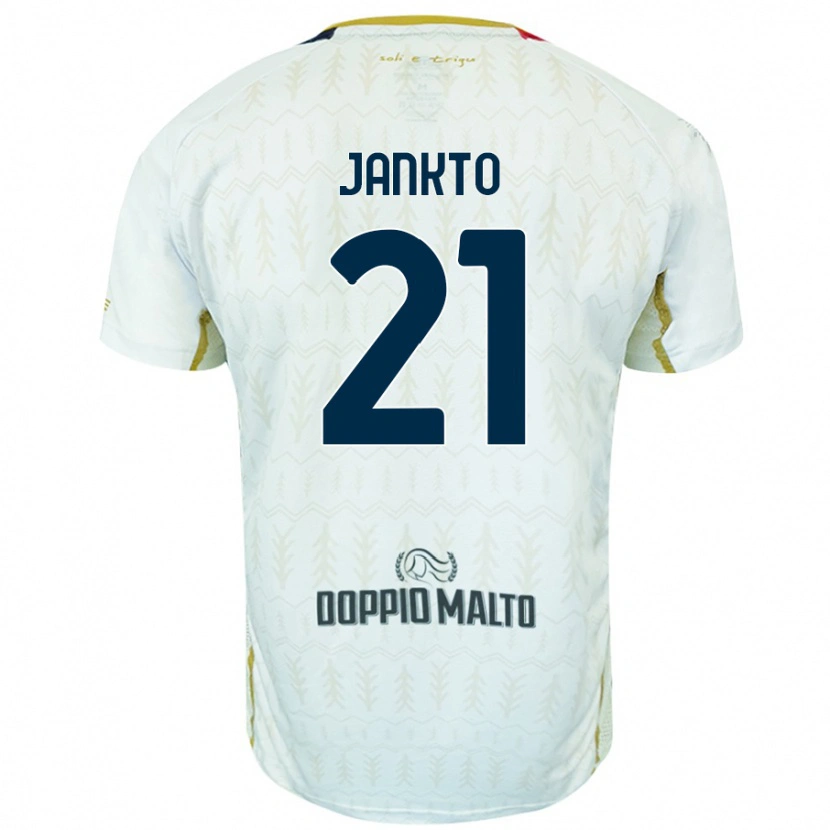 Danxen Kvinder Jakub Jankto #21 Hvid Udebane Spillertrøjer 2024/25 Trøje T-Shirt