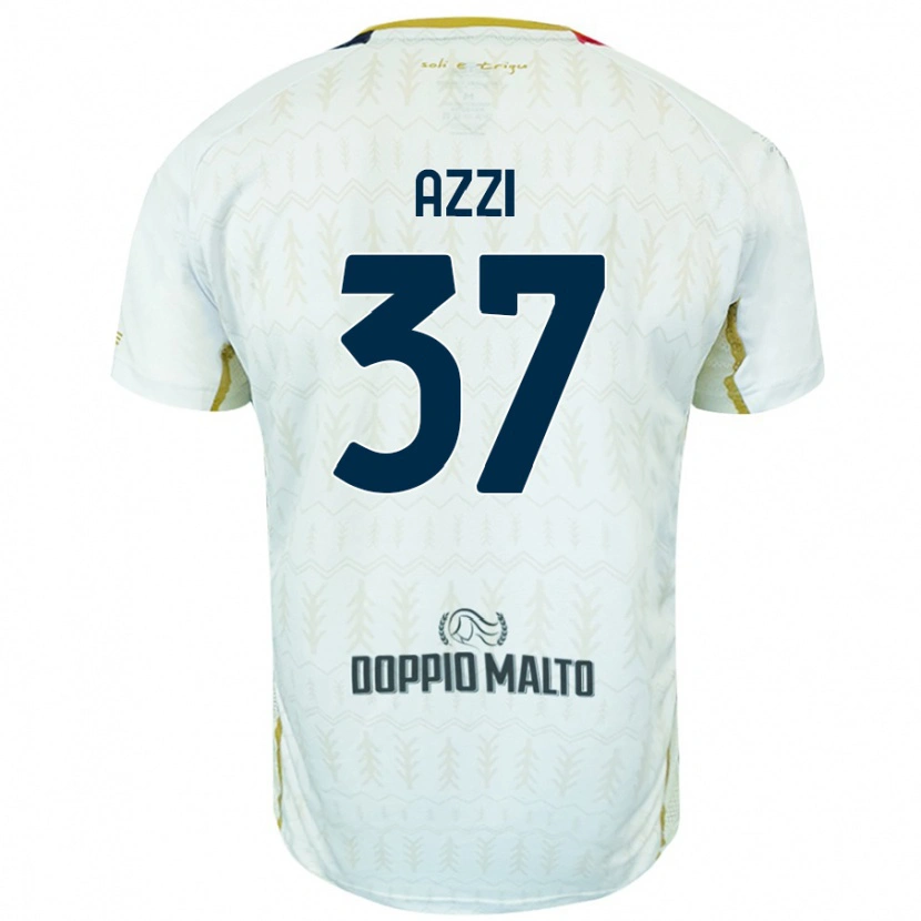 Danxen Kvinder Paulo Azzi #37 Hvid Udebane Spillertrøjer 2024/25 Trøje T-Shirt