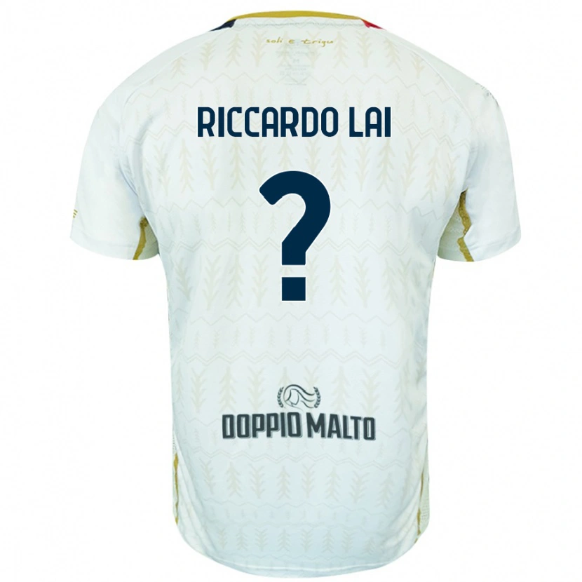 Danxen Kvinder Riccardo Lai #0 Hvid Udebane Spillertrøjer 2024/25 Trøje T-Shirt