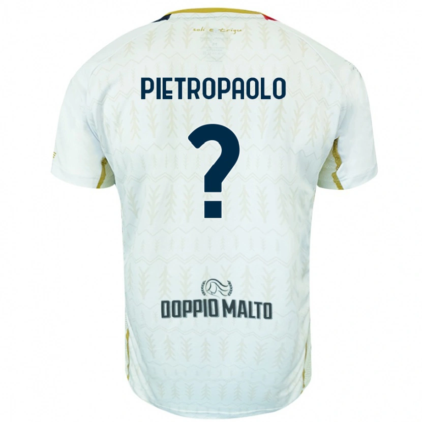 Danxen Kvinder Mario Pietropaolo #0 Hvid Udebane Spillertrøjer 2024/25 Trøje T-Shirt