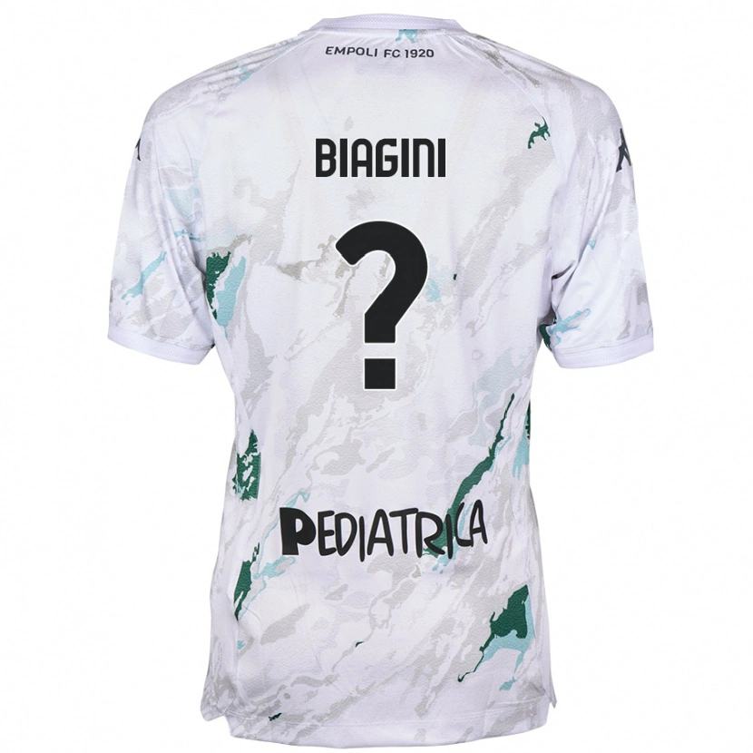 Danxen Kvinder Valerio Biagini #0 Grå Udebane Spillertrøjer 2024/25 Trøje T-Shirt