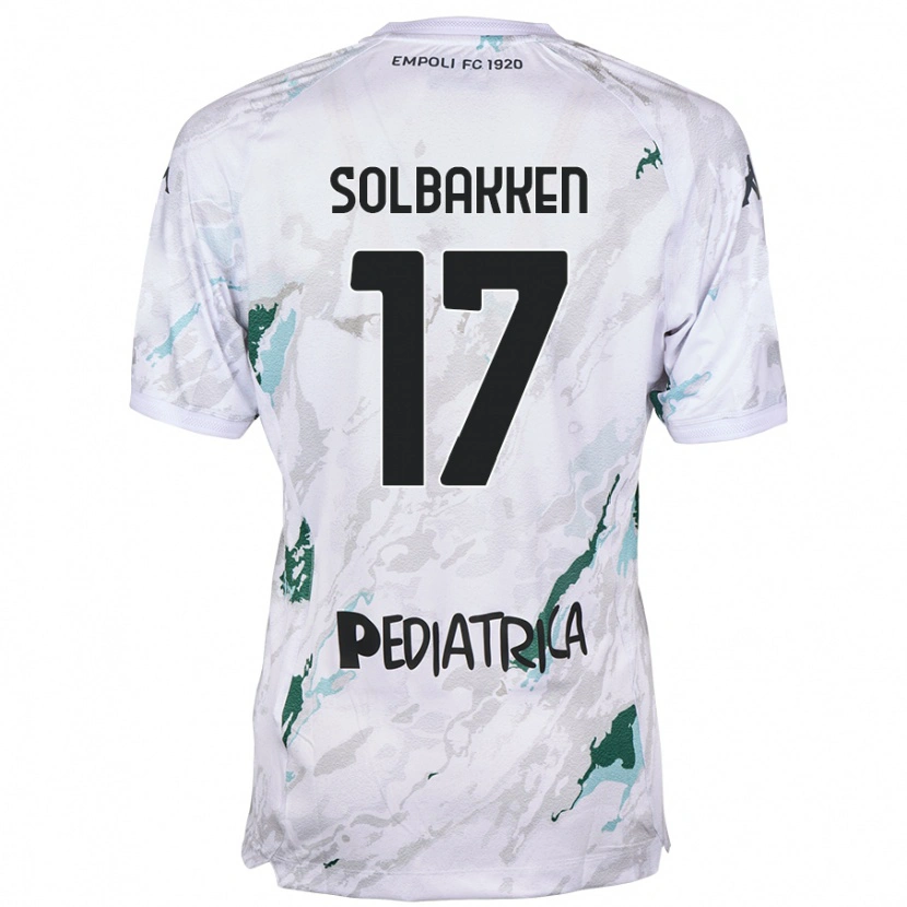 Danxen Kvinder Ola Solbakken #17 Grå Udebane Spillertrøjer 2024/25 Trøje T-Shirt