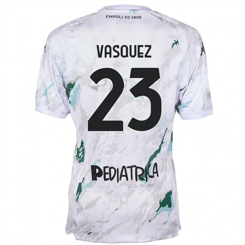 Danxen Kvinder Devis Vásquez #23 Grå Udebane Spillertrøjer 2024/25 Trøje T-Shirt