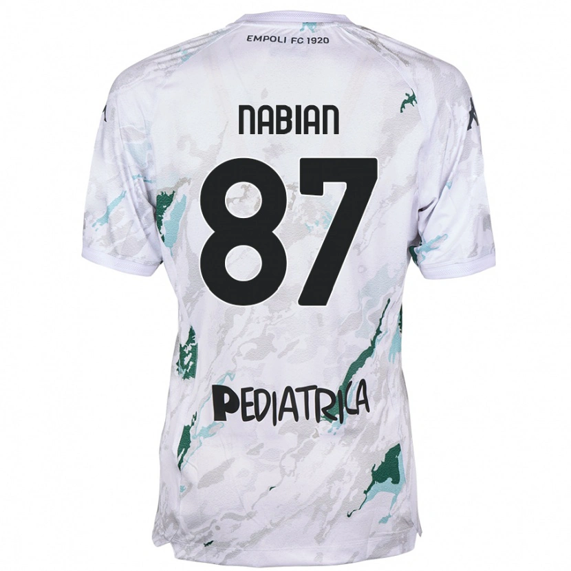 Danxen Kvinder Herculano Nabian #87 Grå Udebane Spillertrøjer 2024/25 Trøje T-Shirt
