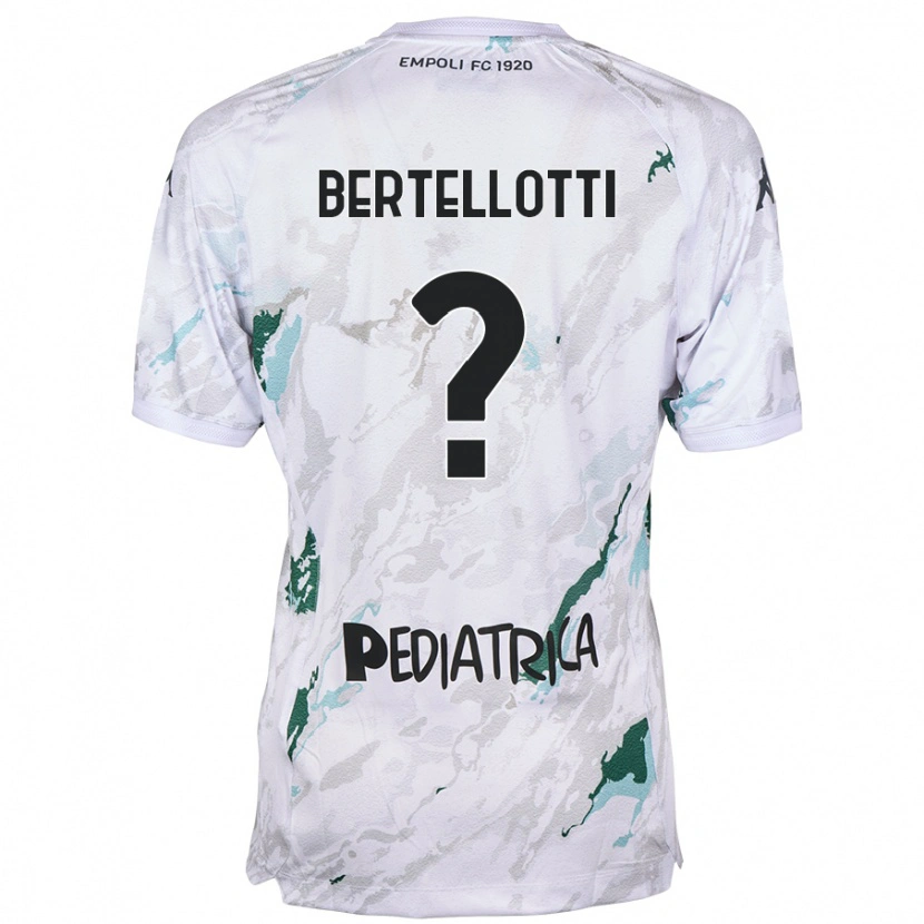 Danxen Kvinder Giacomo Bertellotti #0 Grå Udebane Spillertrøjer 2024/25 Trøje T-Shirt