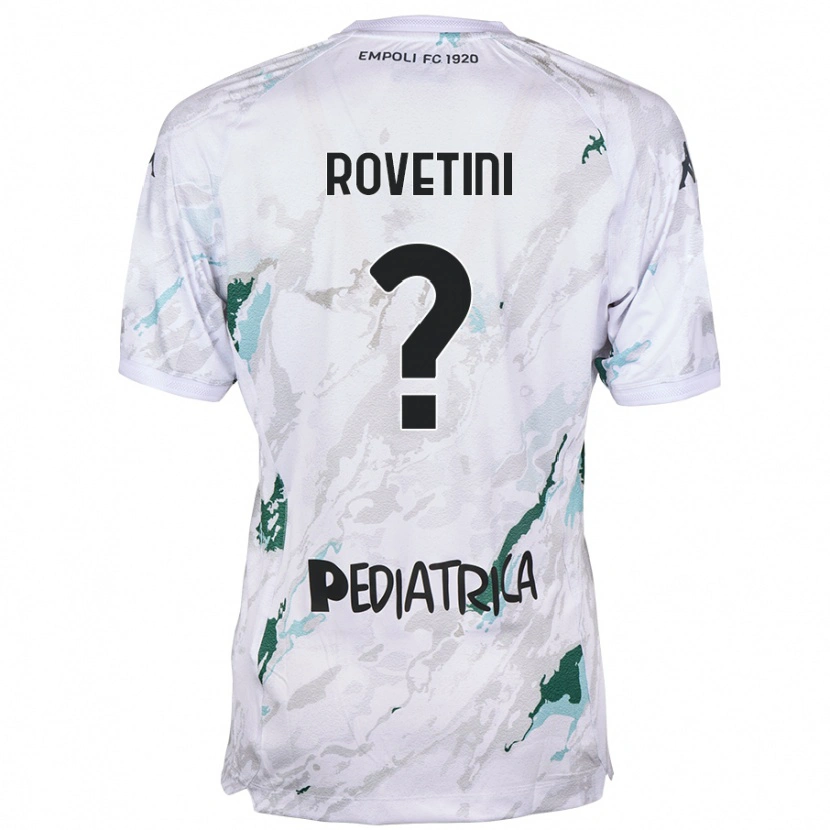 Danxen Kvinder Alessandro Rovetini #0 Grå Udebane Spillertrøjer 2024/25 Trøje T-Shirt