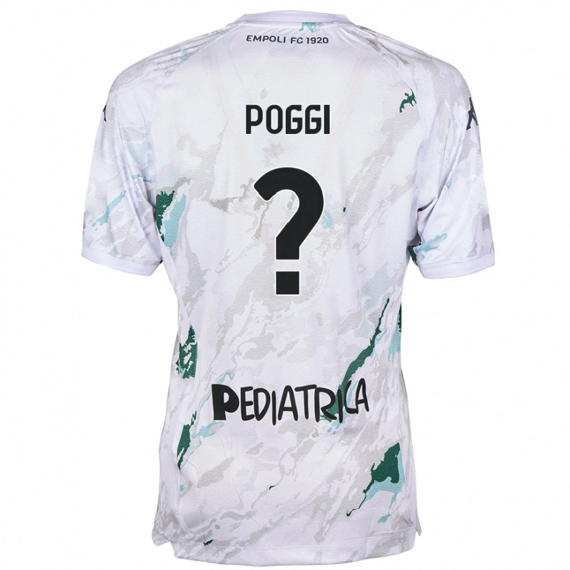 Danxen Kvinder Riccardo Poggi #0 Grå Udebane Spillertrøjer 2024/25 Trøje T-Shirt