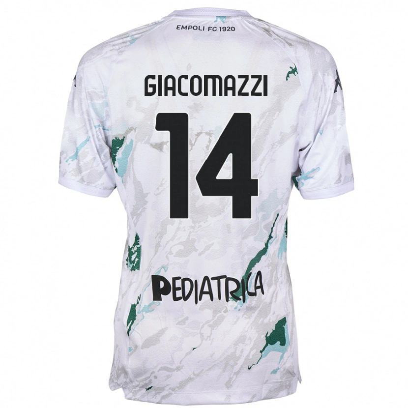 Danxen Kvinder Sebastián Giacomazzi #14 Grå Udebane Spillertrøjer 2024/25 Trøje T-Shirt