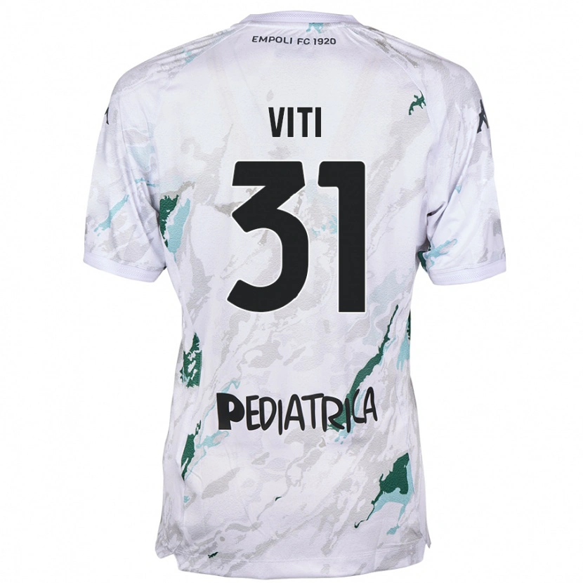 Danxen Kvinder Vittorio Viti #31 Grå Udebane Spillertrøjer 2024/25 Trøje T-Shirt