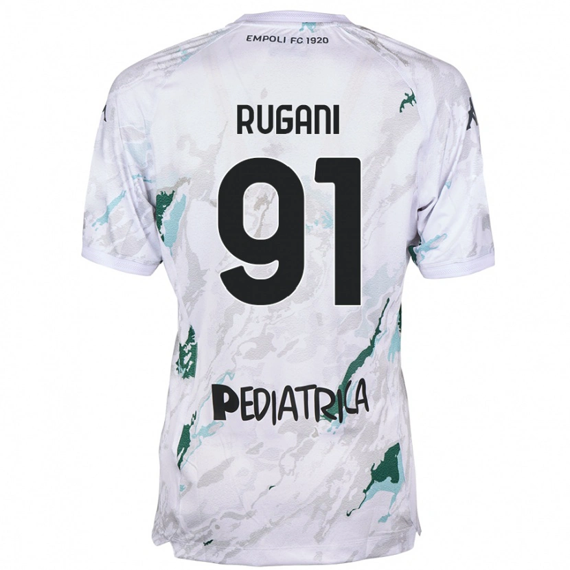 Danxen Kvinder Tommaso Rugani #91 Grå Udebane Spillertrøjer 2024/25 Trøje T-Shirt