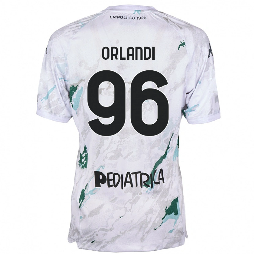 Danxen Kvinder Andrea Orlandi #96 Grå Udebane Spillertrøjer 2024/25 Trøje T-Shirt