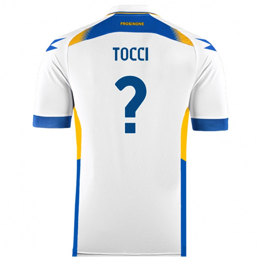 Danxen Kvinder Federico Tocci #0 Hvid Udebane Spillertrøjer 2024/25 Trøje T-Shirt