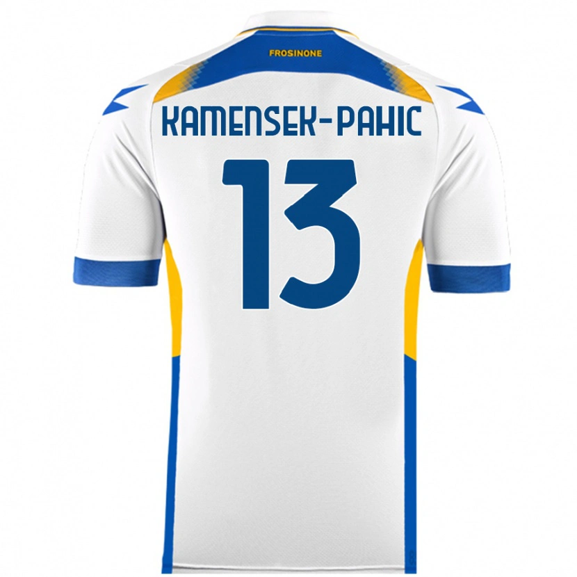 Danxen Kvinder Matjaz Kamensek-Pahic #13 Hvid Udebane Spillertrøjer 2024/25 Trøje T-Shirt