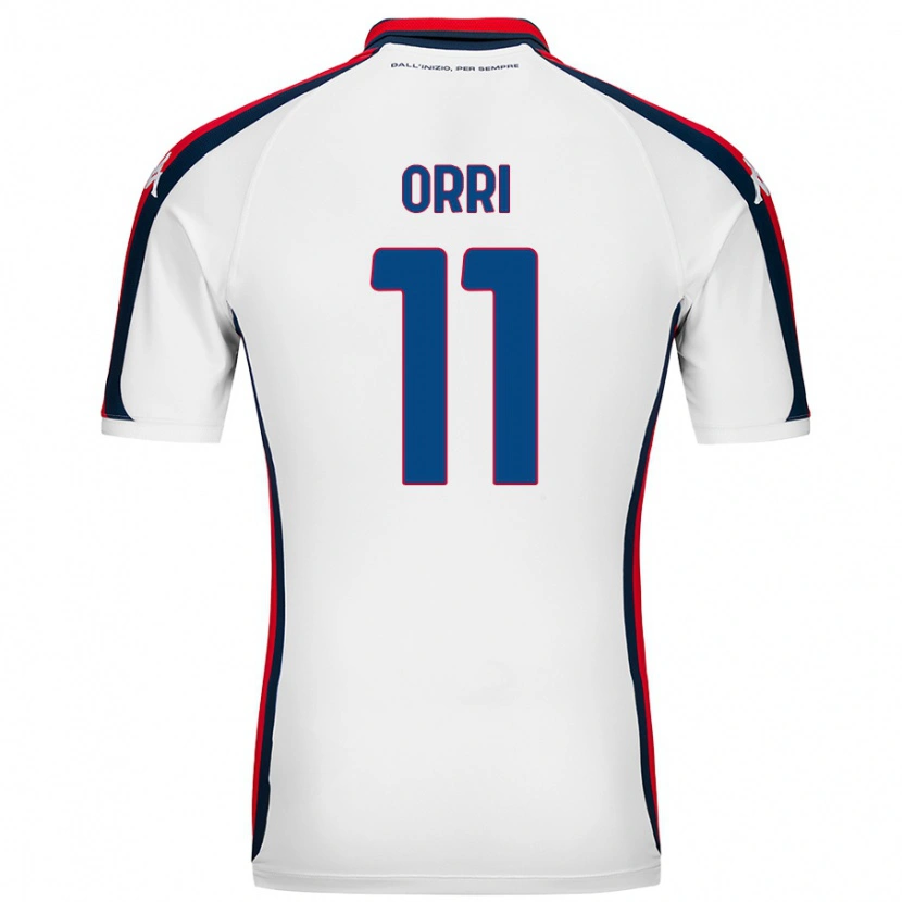 Danxen Kvinder Ágúst Orri Thorsteinsson #11 Hvid Udebane Spillertrøjer 2024/25 Trøje T-Shirt