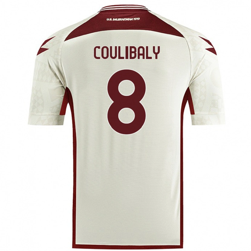 Danxen Kvinder Mamadou Coulibaly #8 Creme Farve Udebane Spillertrøjer 2024/25 Trøje T-Shirt