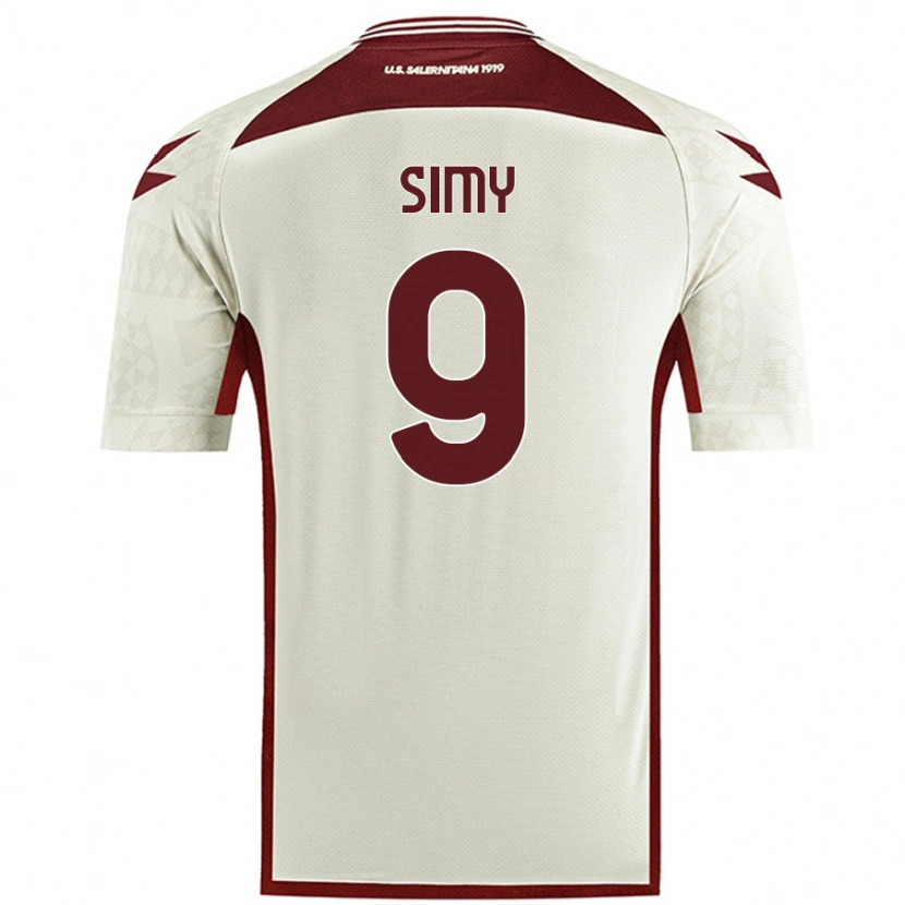 Danxen Kvinder Simy #9 Creme Farve Udebane Spillertrøjer 2024/25 Trøje T-Shirt