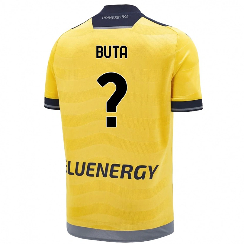 Danxen Kvinder Leonardo Buta #0 Gylden Udebane Spillertrøjer 2024/25 Trøje T-Shirt