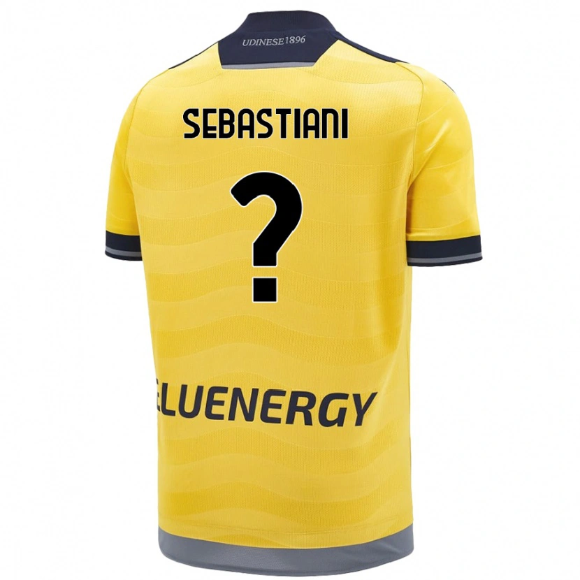 Danxen Kvinder Josè Alberto Sebastiani #0 Gylden Udebane Spillertrøjer 2024/25 Trøje T-Shirt