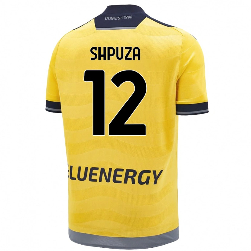 Danxen Kvinder Kleo Shpuza #12 Gylden Udebane Spillertrøjer 2024/25 Trøje T-Shirt