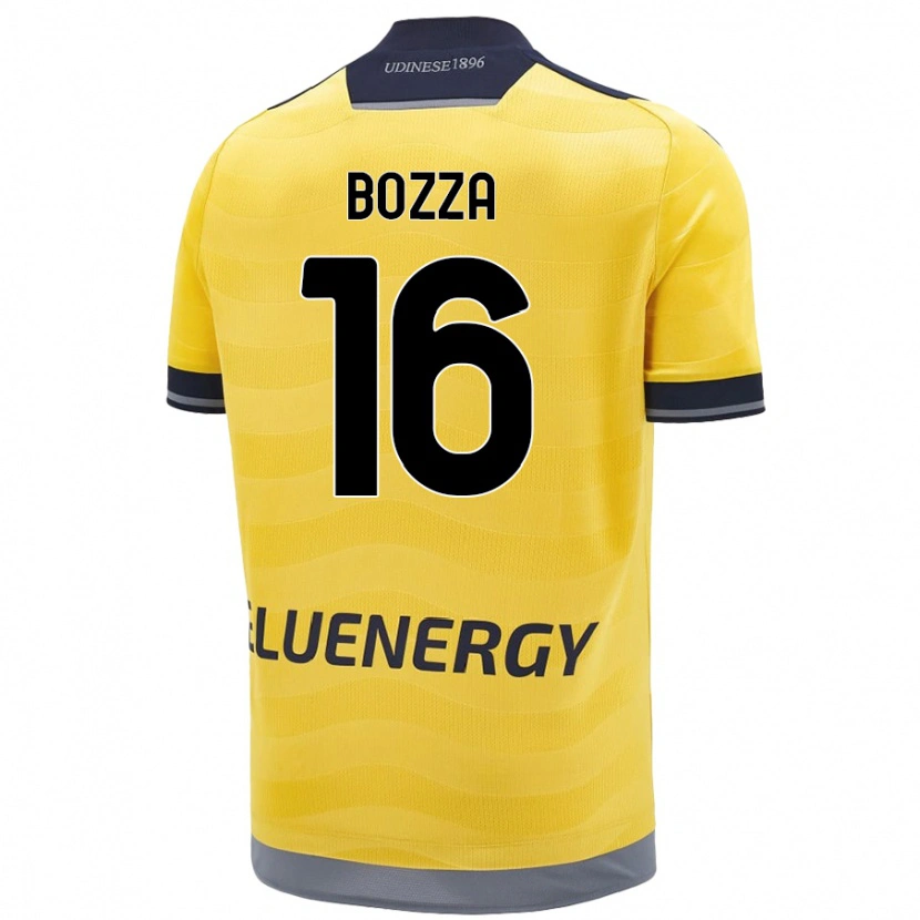 Danxen Kvinder Mattia Bozza #16 Gylden Udebane Spillertrøjer 2024/25 Trøje T-Shirt