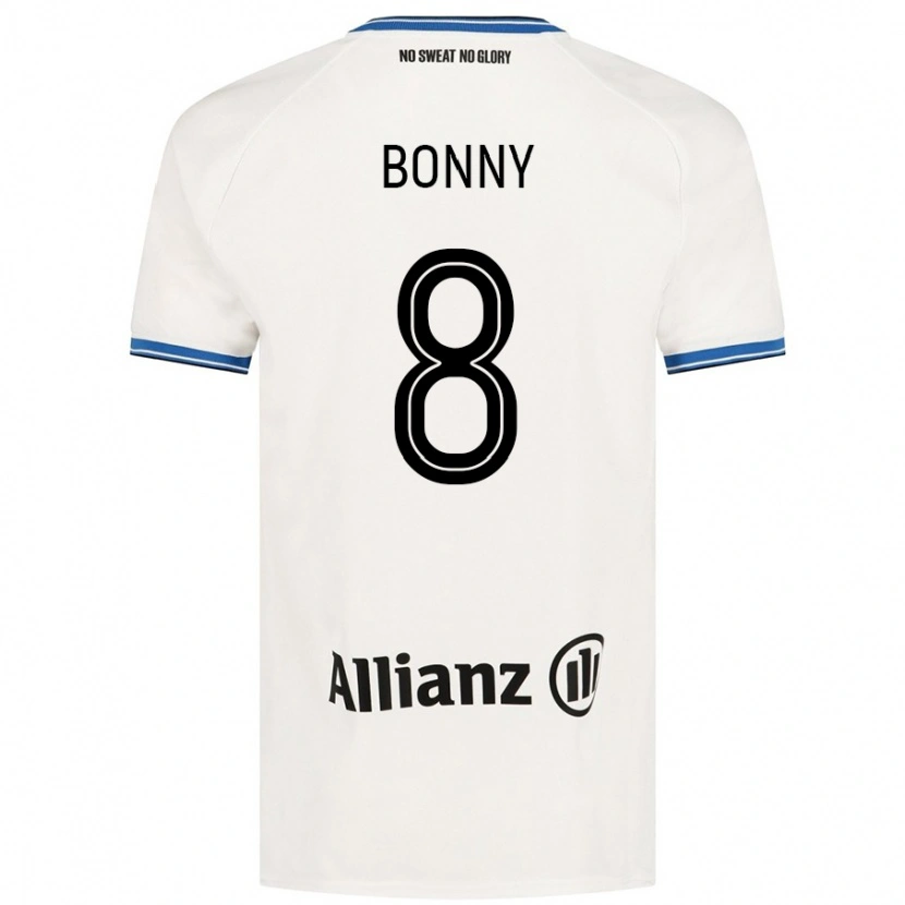 Danxen Kvinder Chionne Bonny #8 Hvid Udebane Spillertrøjer 2024/25 Trøje T-Shirt