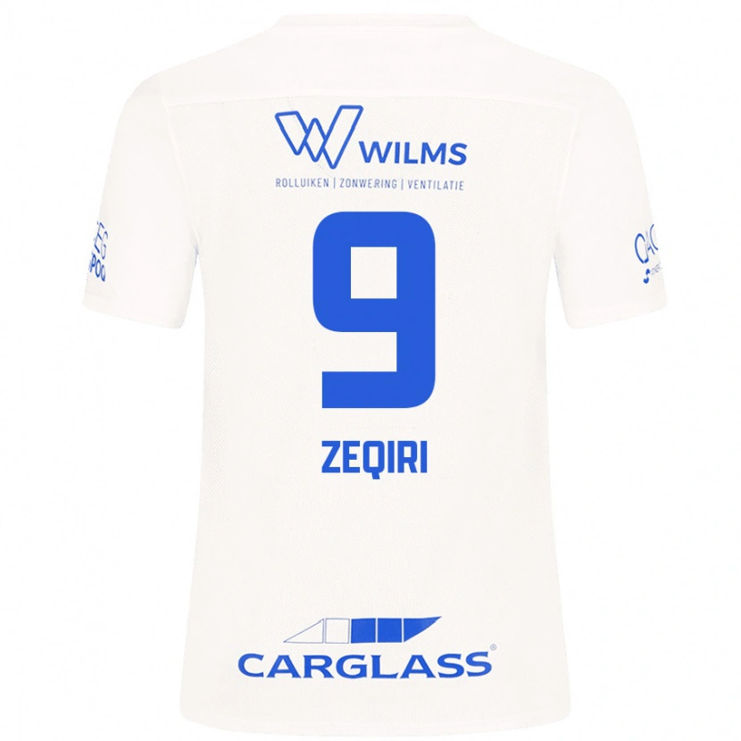 Danxen Kvinder Andi Zeqiri #9 Hvid Udebane Spillertrøjer 2024/25 Trøje T-Shirt
