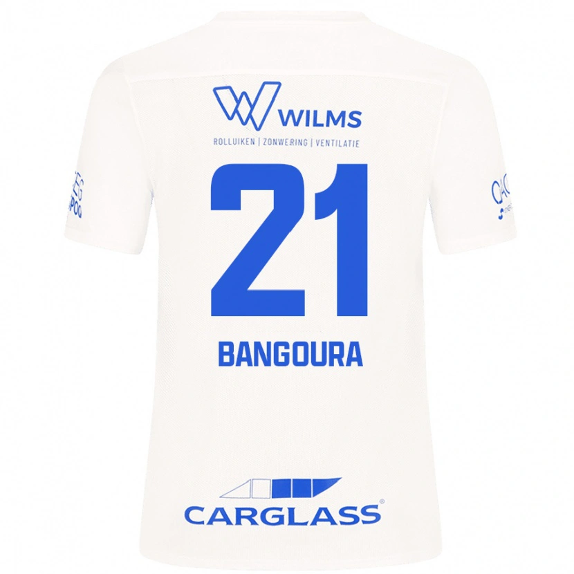 Danxen Kvinder Ibrahima Sory Bangoura #21 Hvid Udebane Spillertrøjer 2024/25 Trøje T-Shirt
