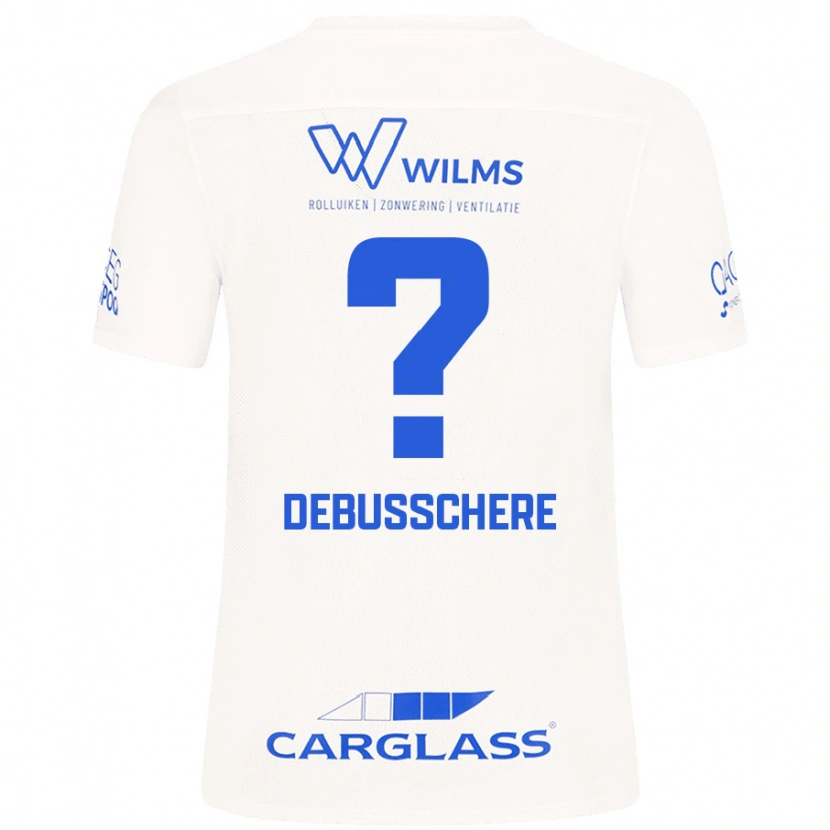 Danxen Kvinder Vic Debusschere #0 Hvid Udebane Spillertrøjer 2024/25 Trøje T-Shirt