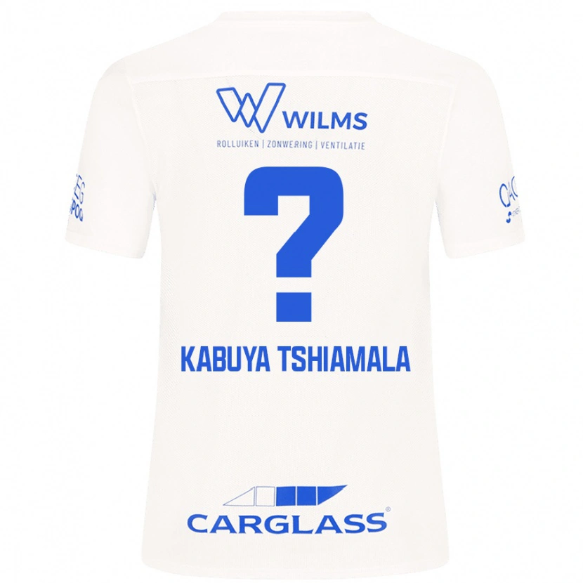 Danxen Kvinder Lino Kabuya Tshiamala #0 Hvid Udebane Spillertrøjer 2024/25 Trøje T-Shirt