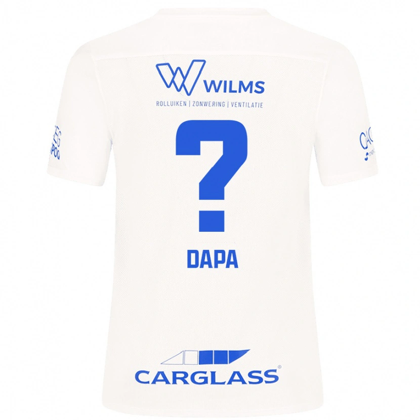 Danxen Kvinder Melvyn Dapa #0 Hvid Udebane Spillertrøjer 2024/25 Trøje T-Shirt