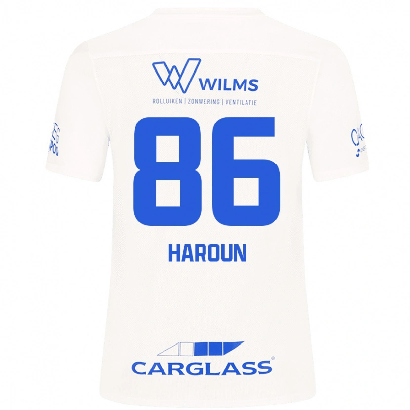 Danxen Kvinder Kenan Haroun #86 Hvid Udebane Spillertrøjer 2024/25 Trøje T-Shirt