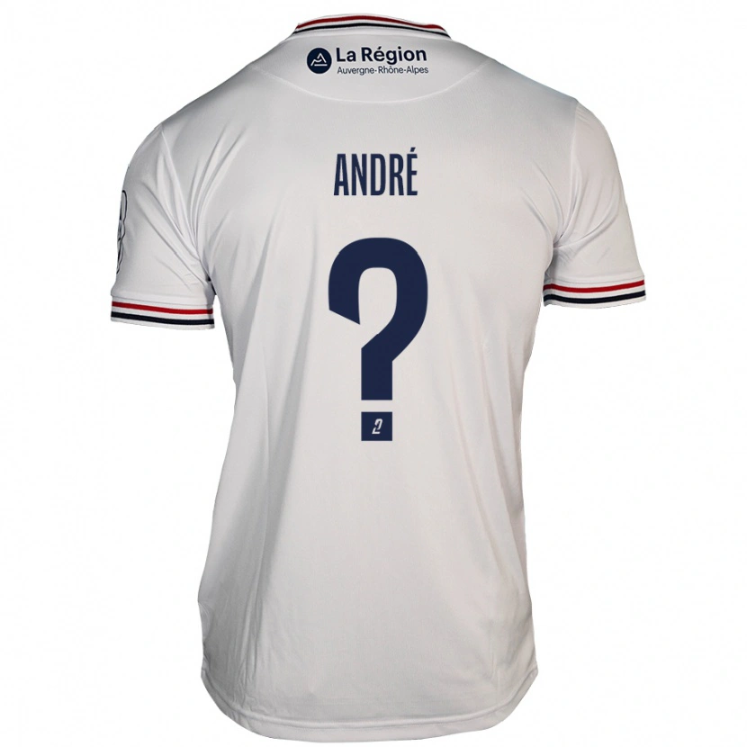 Danxen Kvinder Winston André #0 Hvid Udebane Spillertrøjer 2024/25 Trøje T-Shirt