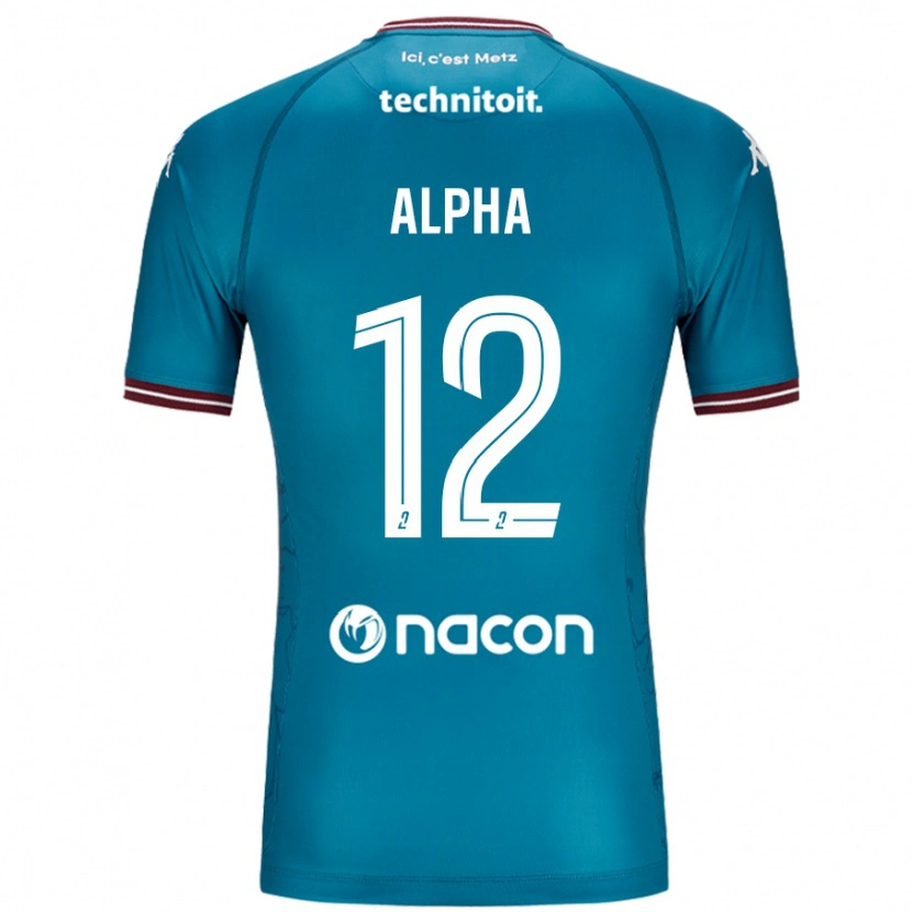 Danxen Kvinder Alpha Touré #12 Bleu Benzin Udebane Spillertrøjer 2024/25 Trøje T-Shirt