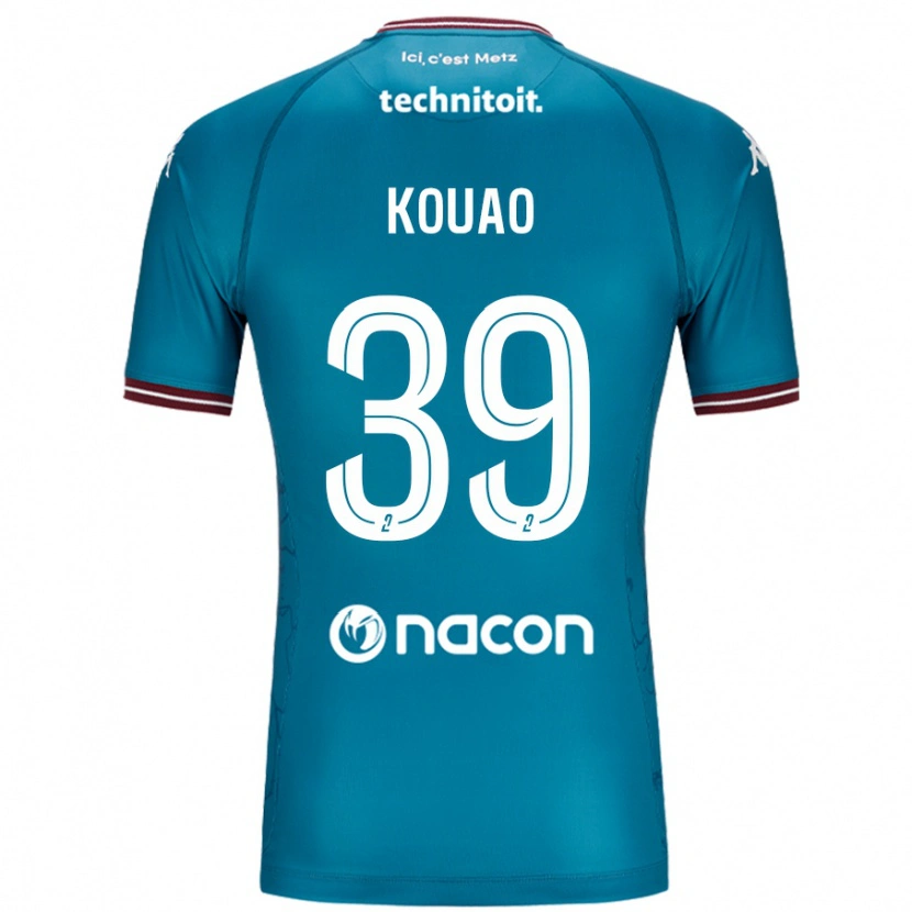 Danxen Kvinder Koffi Kouao #39 Bleu Benzin Udebane Spillertrøjer 2024/25 Trøje T-Shirt