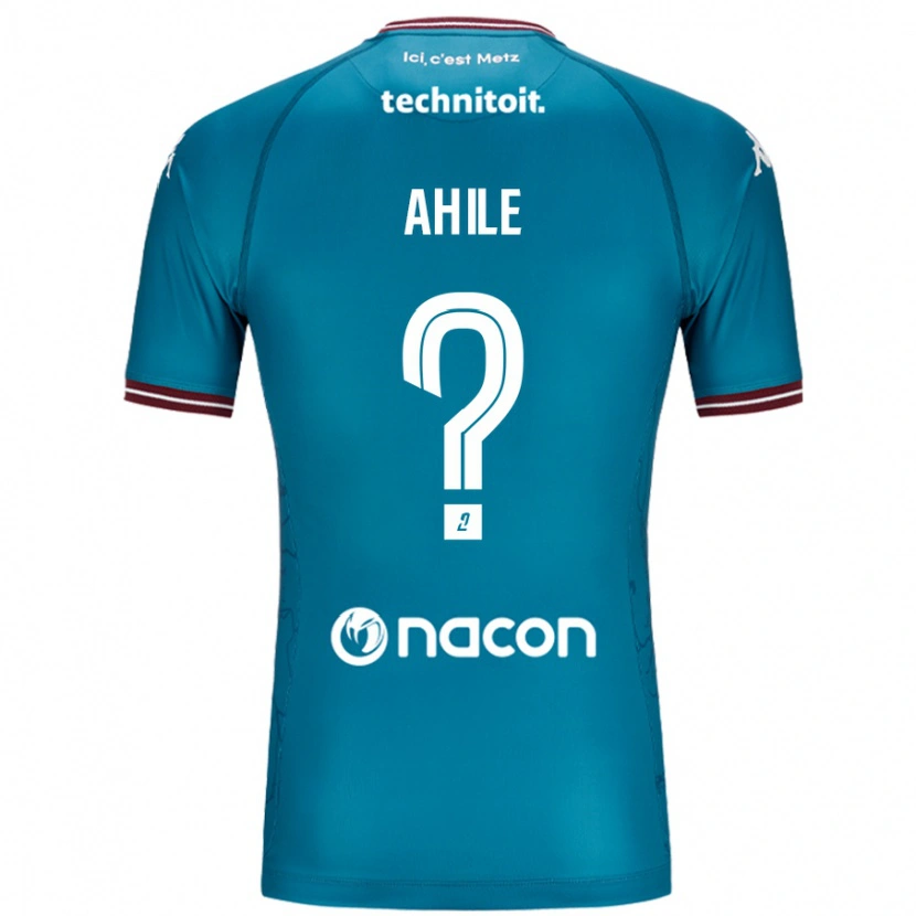 Danxen Kvinder Tanguy Ahile #0 Bleu Benzin Udebane Spillertrøjer 2024/25 Trøje T-Shirt