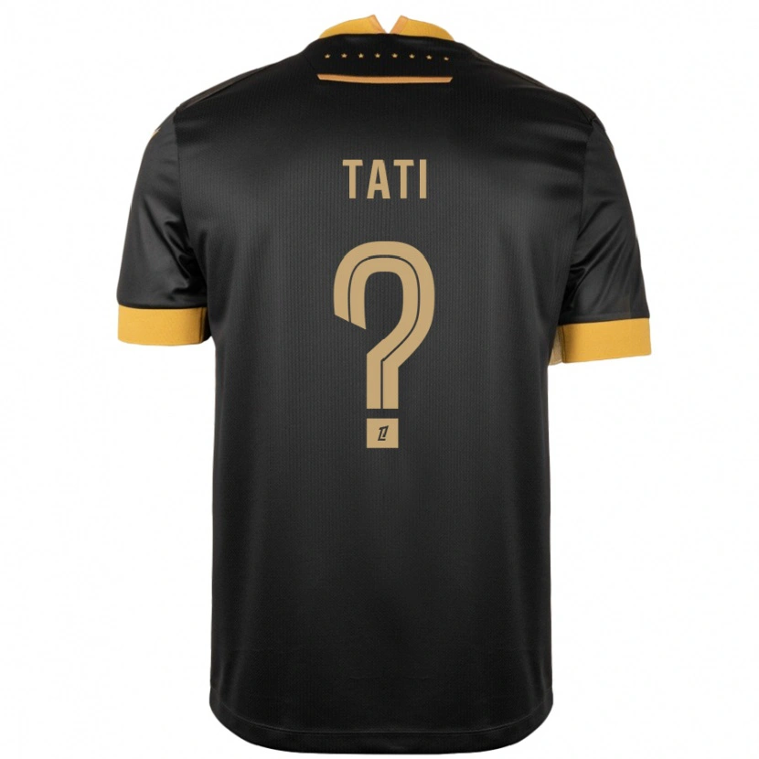 Danxen Kvinder Tylel Tati #0 Sort Brun Udebane Spillertrøjer 2024/25 Trøje T-Shirt