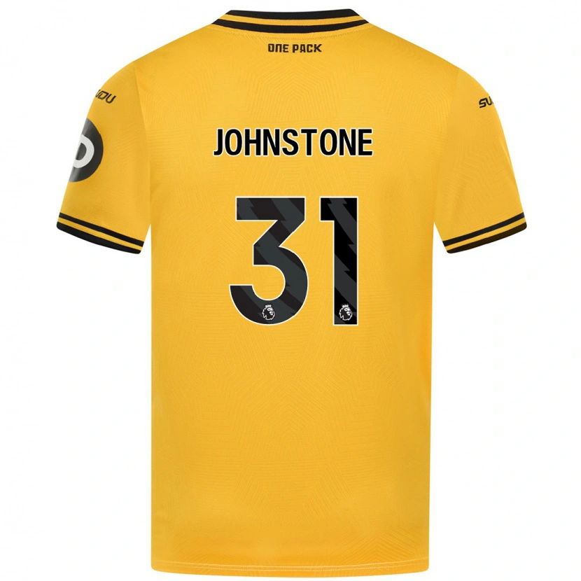 Danxen Børn Sam Johnstone #31 Gul Hjemmebane Spillertrøjer 2024/25 Trøje T-Shirt