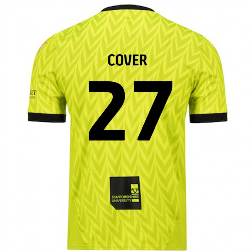 Danxen Børn Brandon Cover #27 Fluorescerende Grøn Udebane Spillertrøjer 2024/25 Trøje T-Shirt