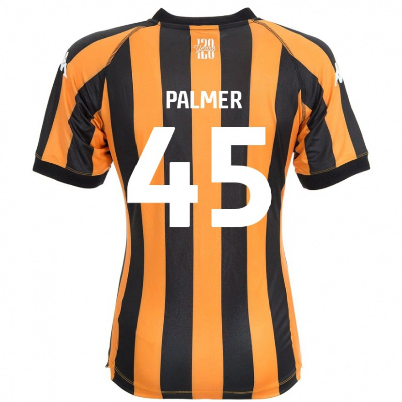 Danxen Børn Kasey Palmer #45 Sort Rav Hjemmebane Spillertrøjer 2024/25 Trøje T-Shirt