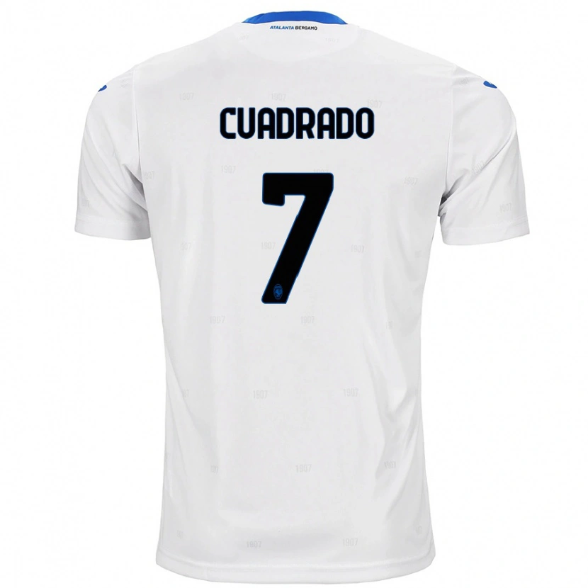 Danxen Mænd Juan Cuadrado #7 Hvid Udebane Spillertrøjer 2024/25 Trøje T-Shirt