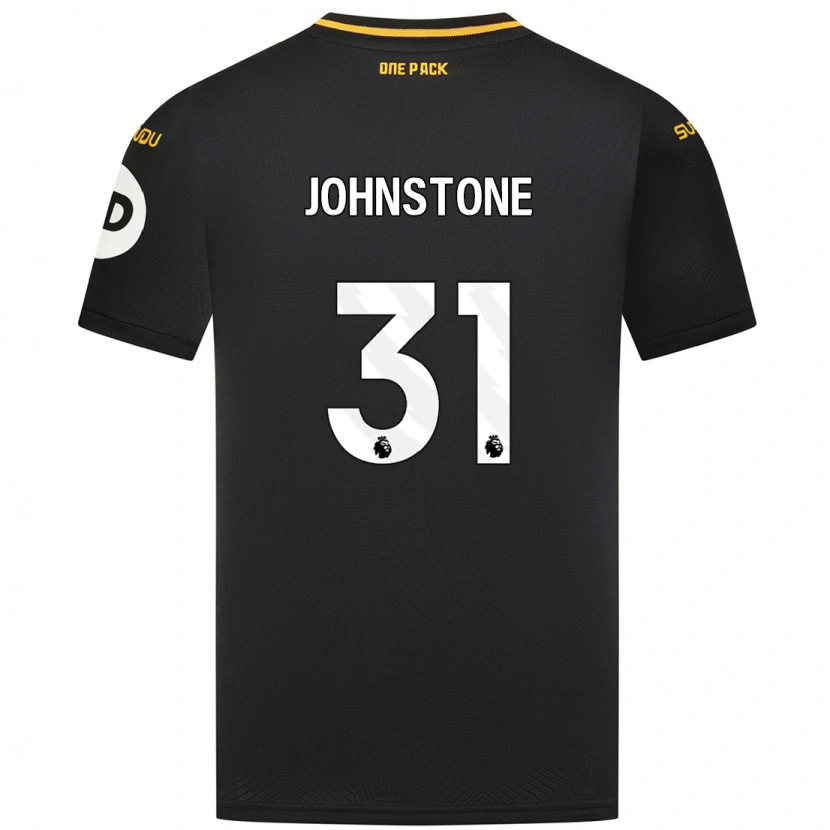 Danxen Mænd Sam Johnstone #31 Sort Udebane Spillertrøjer 2024/25 Trøje T-Shirt