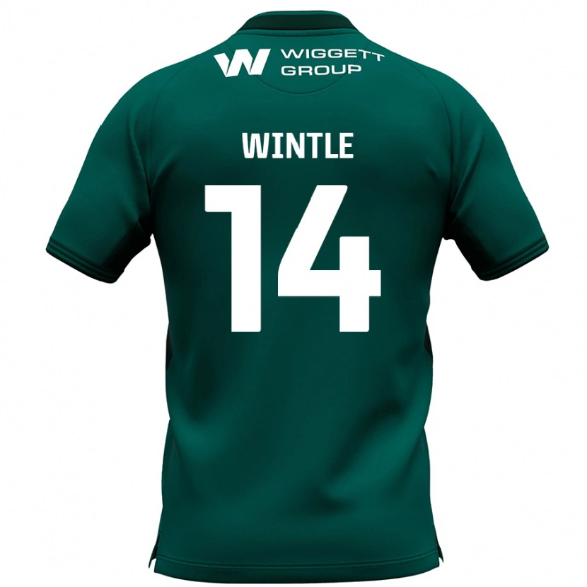 Danxen Mænd Ryan Wintle #14 Grøn Udebane Spillertrøjer 2024/25 Trøje T-Shirt