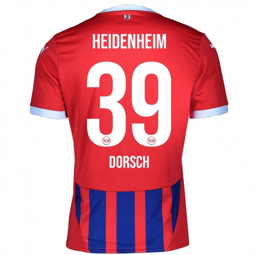 Danxen Mænd Niklas Dorsch #39 Mørk Marineblå Udebane Spillertrøjer 2024/25 Trøje T-Shirt