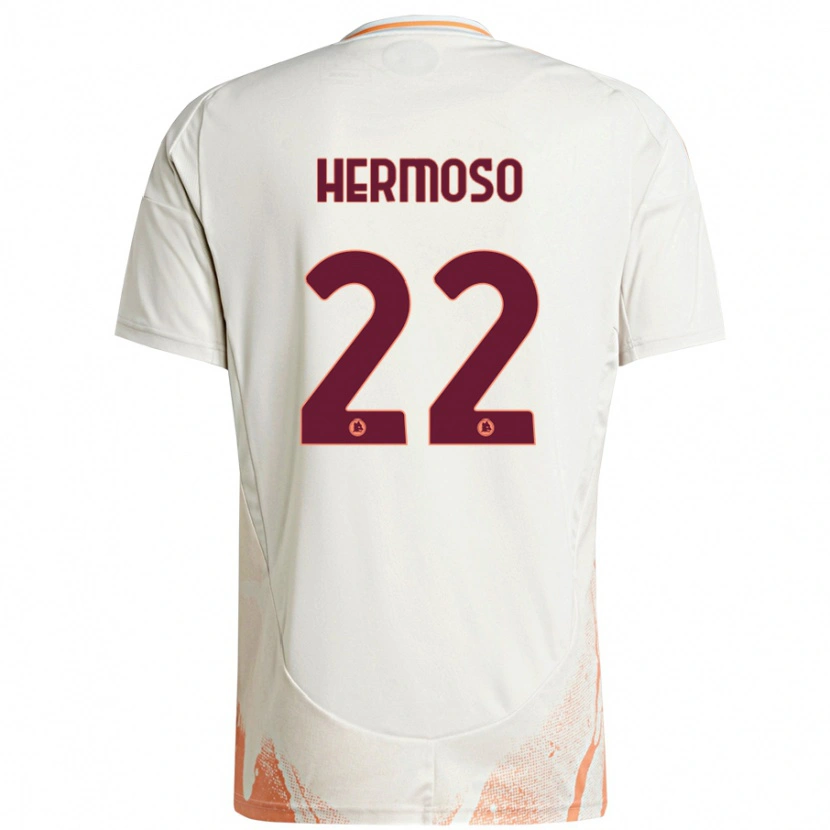 Danxen Kvinder Mario Hermoso #22 Creme Hvid Orange Udebane Spillertrøjer 2024/25 Trøje T-Shirt
