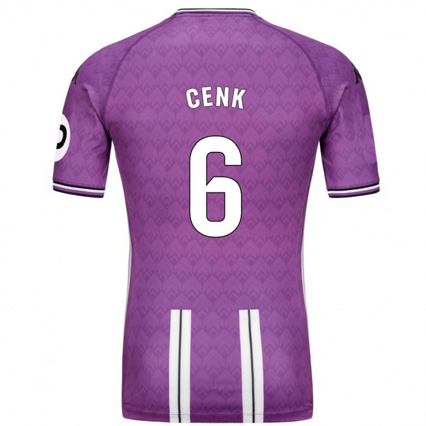 Danxen Kvinder Cenk Özkacar #6 Lilla Hvid Hjemmebane Spillertrøjer 2024/25 Trøje T-Shirt