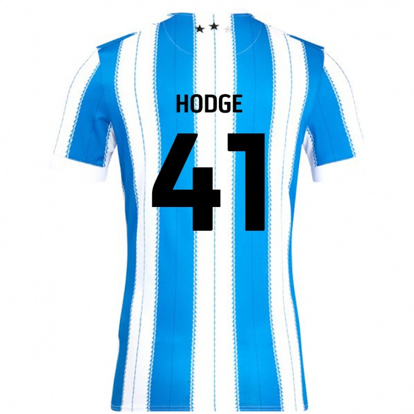 Danxen Kvinder Joe Hodge #41 Blå Hvid Hjemmebane Spillertrøjer 2024/25 Trøje T-Shirt