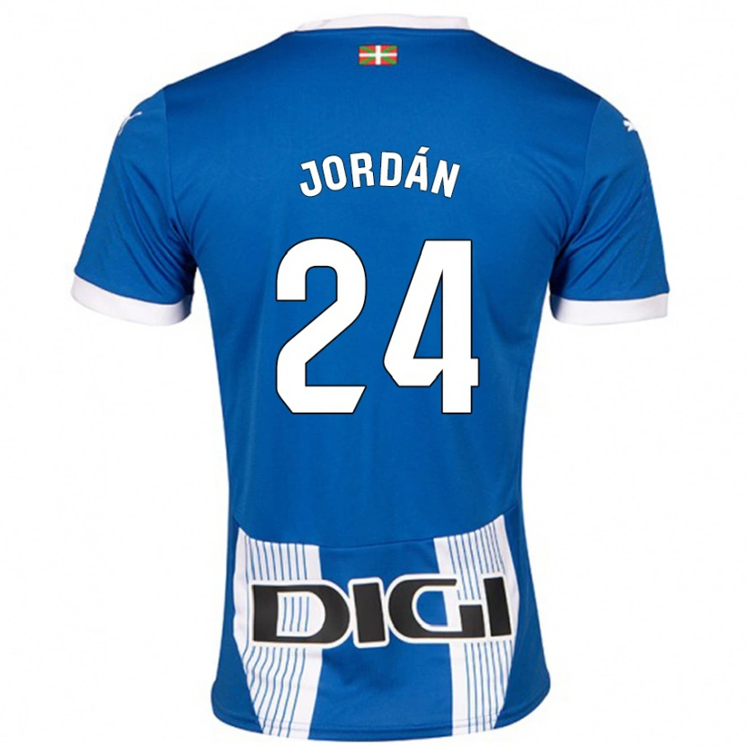 Danxen Kvinder Joan Jordán #24 Blå Hjemmebane Spillertrøjer 2024/25 Trøje T-Shirt
